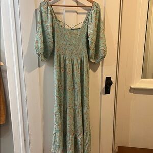 Floral Puff Sleeve Dress